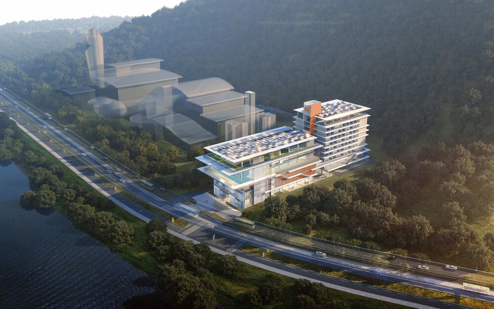 Dieses geplante Sportzentrum im Nanshan District / Shenzhen gehört zum Shenzhen Demo-Projekt. (Bild: Sino-Swiss ZEB Project)